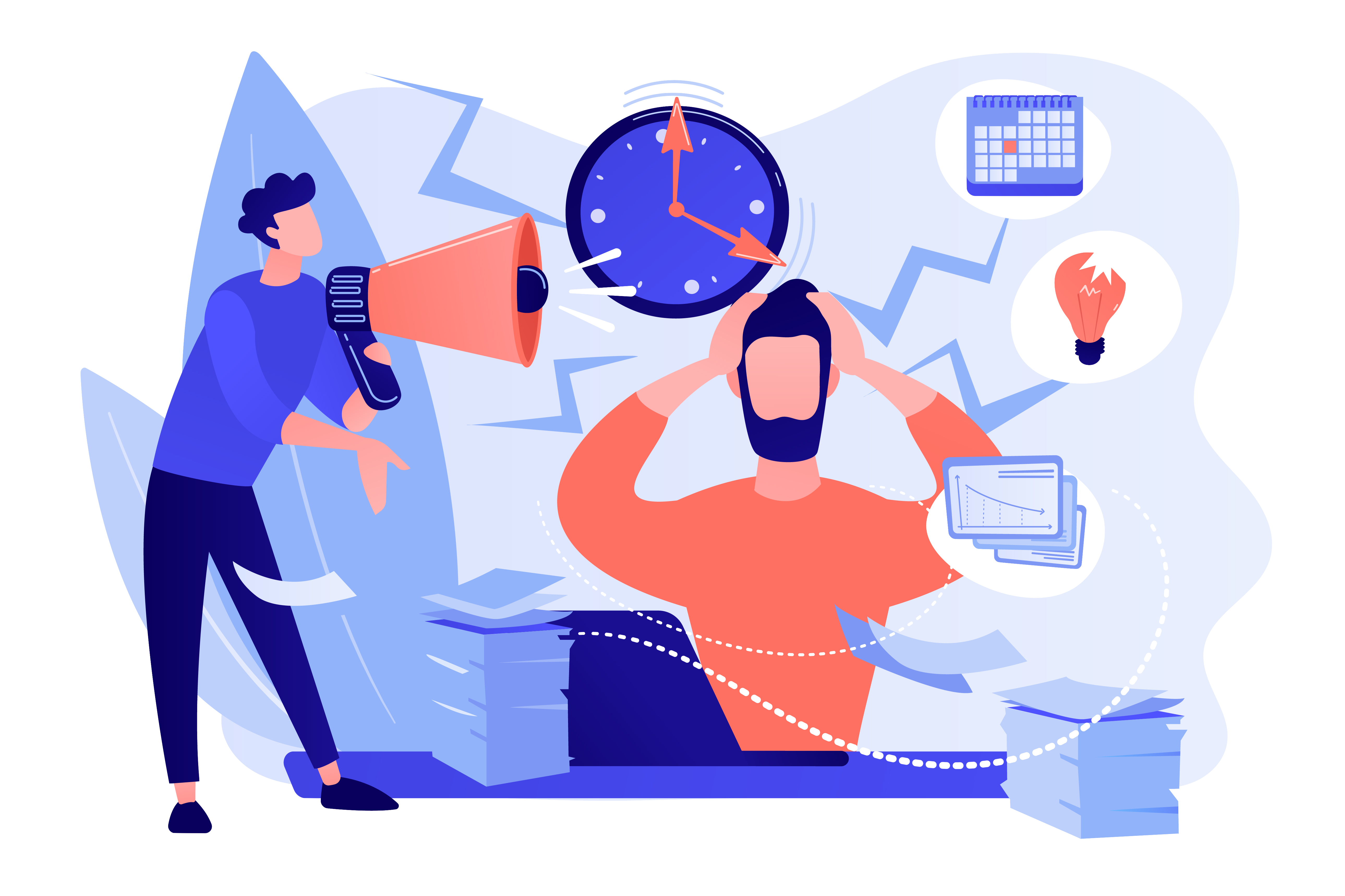 Stress illustration